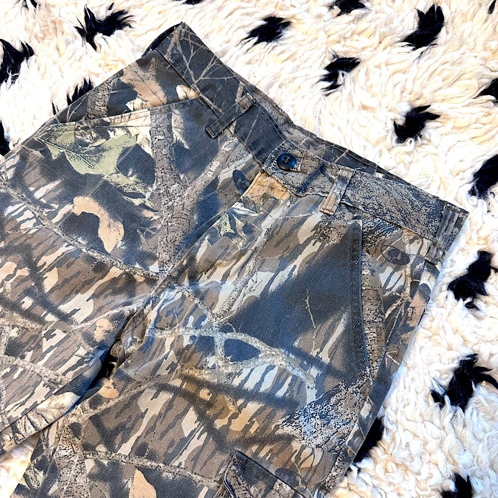 Vintage mossy oak camouflage pants